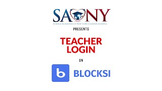 Teacher Login on Blocksi