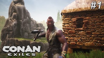 Conan Exiles THE START OF A NEW ADVENTURE!! Conan Exiles Ep 1 Full Release