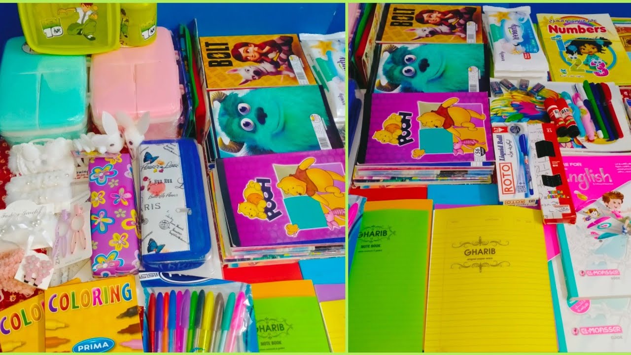 مشتريات المدرسه 2021/2022 بالاسعار فرحتهم وجبتلهم كل حاجه مش هتصدقو الاسعار😱