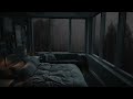 Rain Sounds in a Dark Bedroom (No Ads) Relaxing Ambience for Deep Sleep, Focus, and Meditation