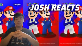 Josh Reacts SMG4 vs SML MARIO And JEFFY Cartoon Fight Club