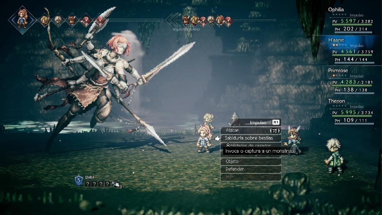 OCTOPATH TRAVELER  - Clase Secundaria Maestro de Guerra 