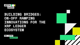 Building Bridges: On-Off Ramping Innovations for the XRP Ledger Ecosystem, Max Zheng
Max Zheng will showcase the current web3 payments landscape and demonstrate how current payments are bridging web2 to web3. I will also discuss the current biggest payment bridging challenges based on over 8m data points from real users and how this will change in the coming year. Finally, I will discuss the future of payments and where the industry is headed with respect to how the status quo is challenged.
Learn more about Apex at xrpledgerapex.com Building Bridges: On-Off Ramping Innovations for the XRP Ledger Ecosystem, Max Zheng