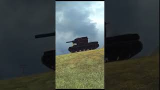 KV-2 Can Penetrate E 100 With HE in WOT BLITZ #Shorts