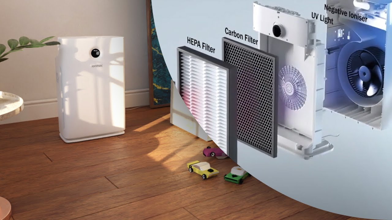 Ionmax ION430 UV HEPA Air Purifier Ionmax Australia YouTube
