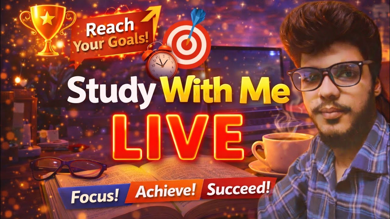 Study📚 With Me LIVE | No Distraction | NEET 2026 Focus Session Morning 🌅 ✍️