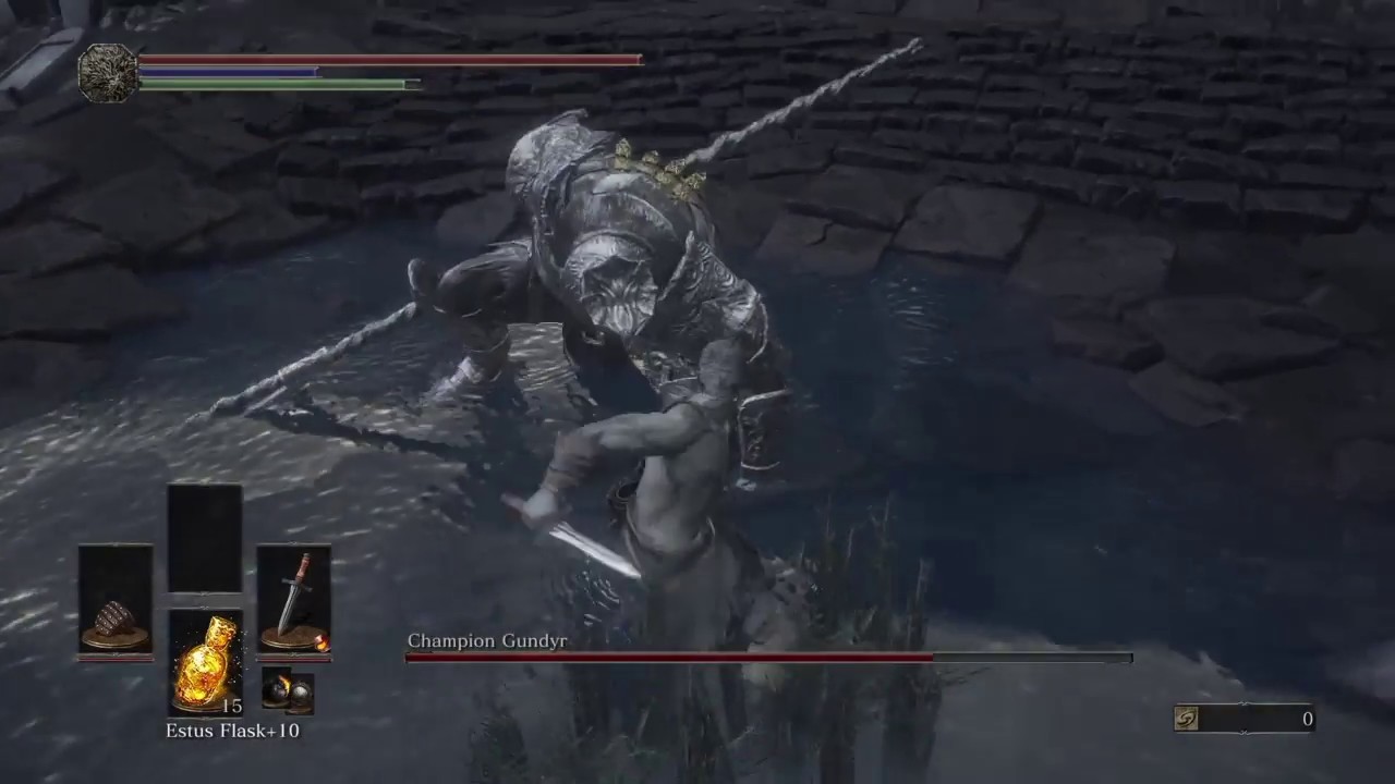 Dark Souls 3 Champion Gundyr Parry
