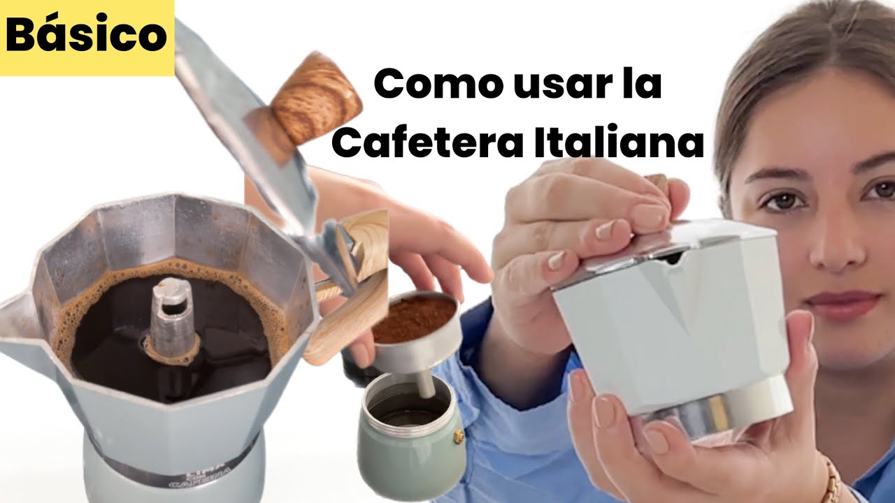 Como usar la Cafetera Italiana o Cafetera Moka - Moka Pot - Básico paso ...