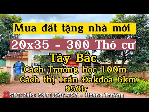 Video Cần bán 20x35 có 300 thổ cư kèm nhà kiên cố cách... - youtube