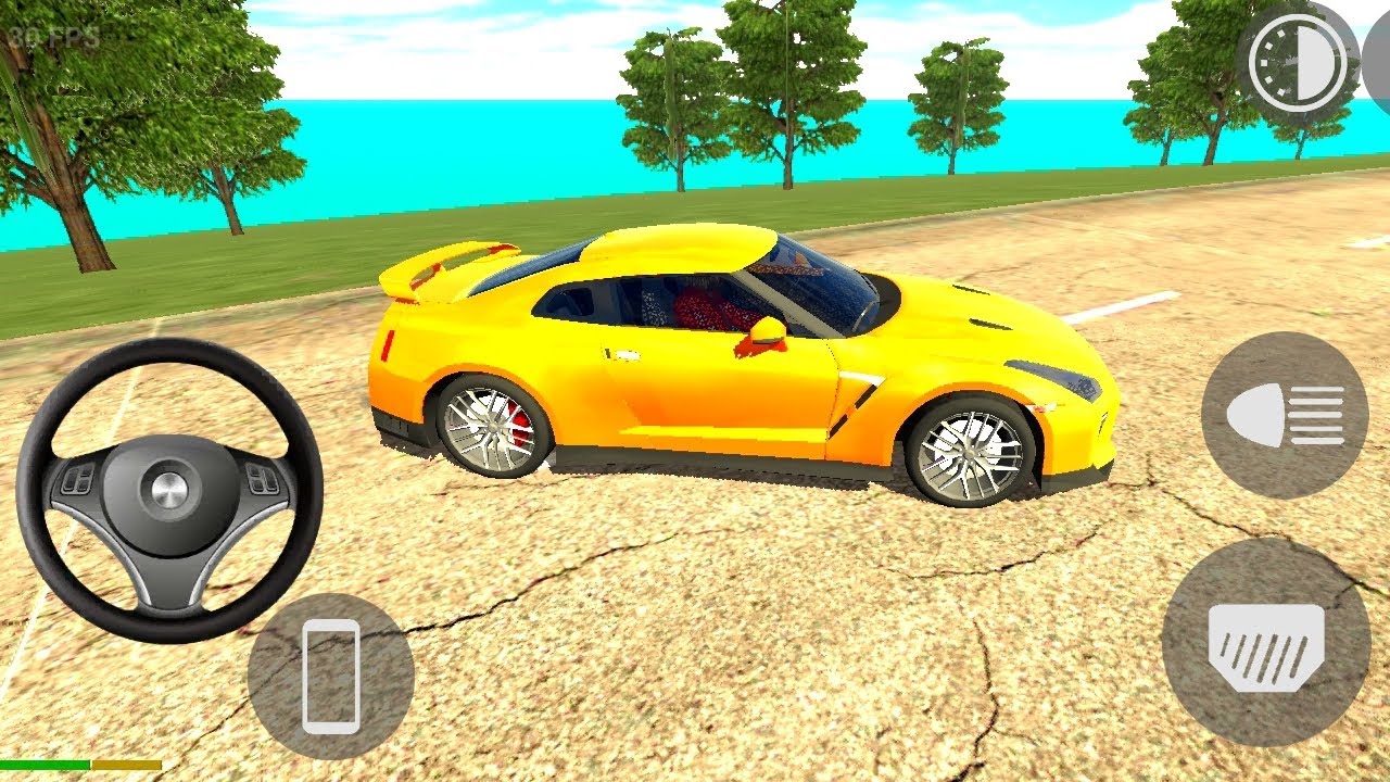 Nissan GTR Street Beast Power Drive Indian Bike Driving 3D Indian Car Simulator Village Gameplay