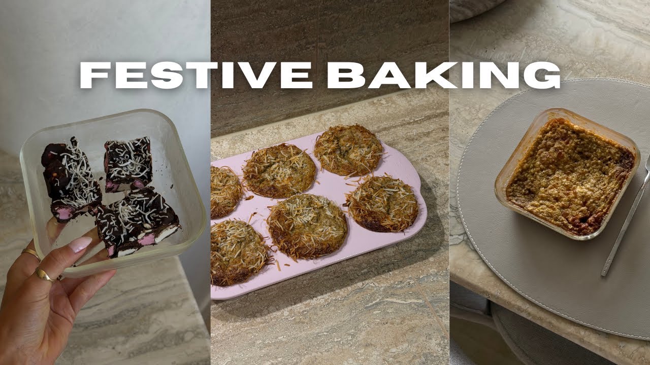 FESTIVE BAKING: using clean ingredients! snowman muffins, gingerbread pancake bowl + more