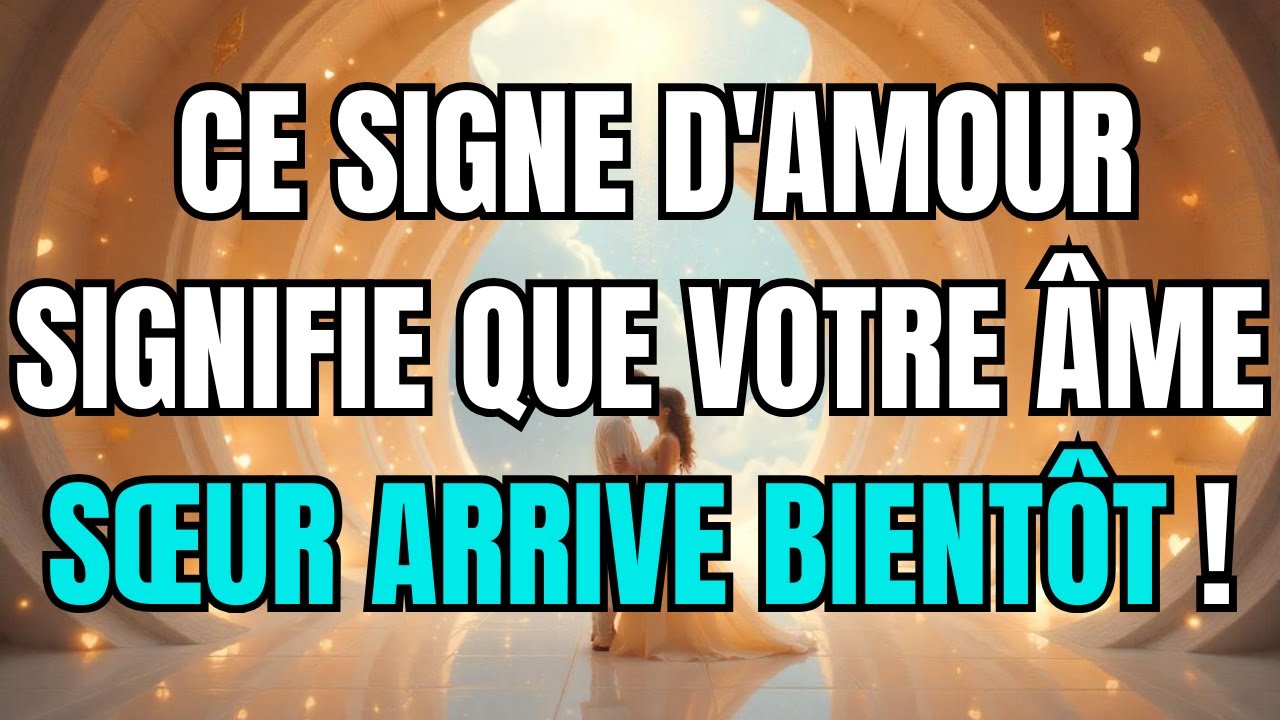 Les anges disent que Ce signe d'amour signifie que votre âme sœur arrive bientôt !