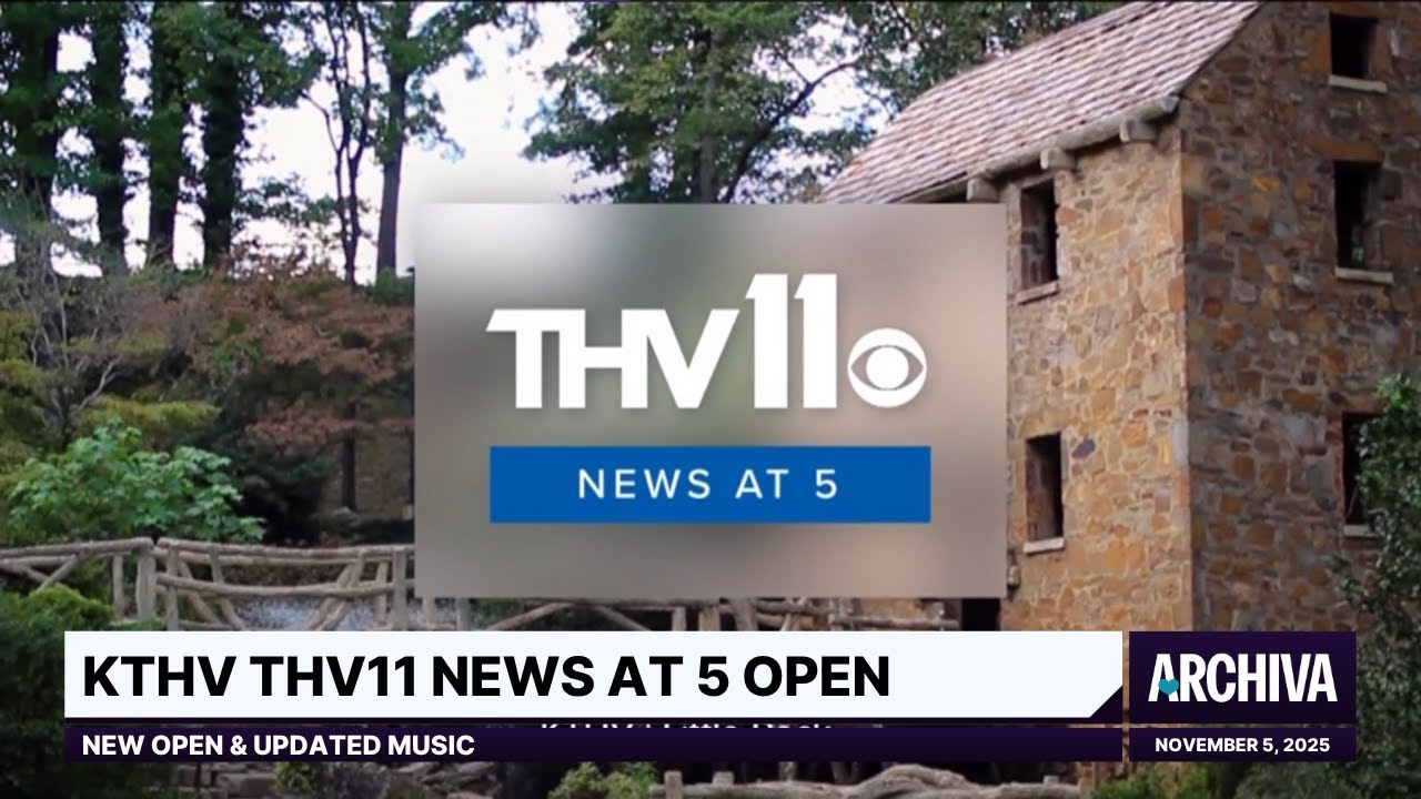 KTHV THV11 News at 5 Open - New Open & Updated Music | November 5, 2025