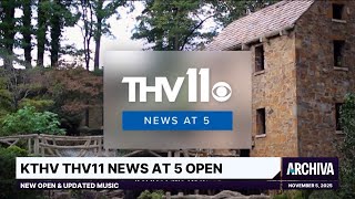 KTHV THV11 News at 5 Open - New Open & Updated Music | November 5, 2025