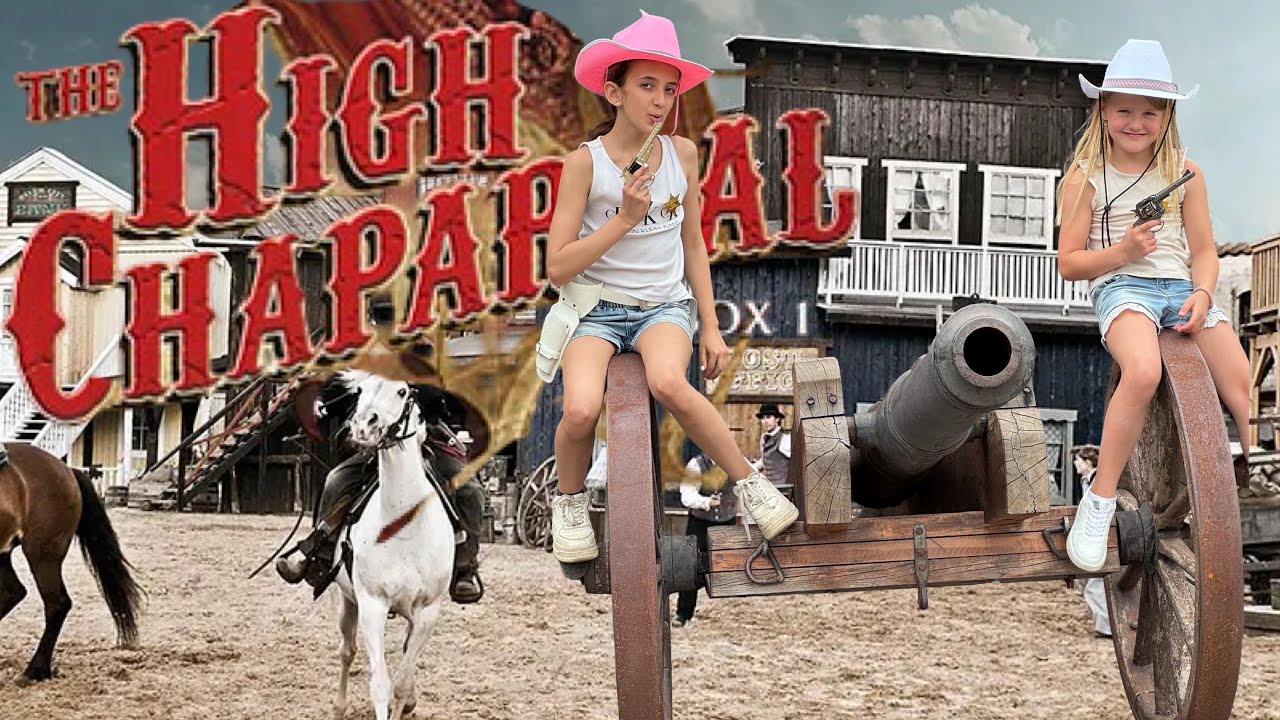 Familjen Ahrnberg tillsammans me kusiner på High Chaparall 🤠🌵🏜️🐴