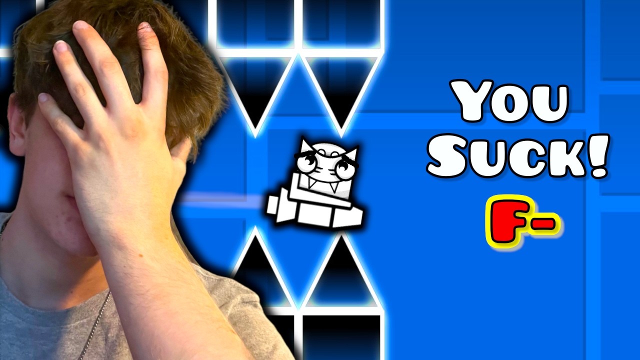 This Geometry Dash Level EXPOSED My Skill… - YouTube