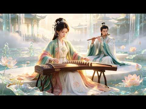 Deep Relaxation & Stress Relief Chinese Zen Music | Guzheng & Flute In Dreamy Lotus Cloud Palace