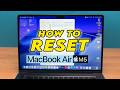 MacBook Air M5 : How to Reset