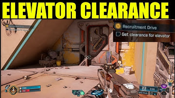Borderlands 4 : How to "get clearance for elevator" | recruitment drive mission walkthrough