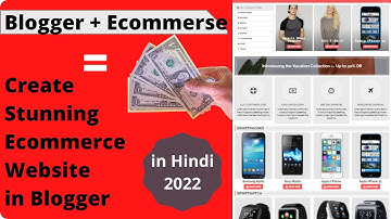 How to Create Free E-Commerce Website in Blogger | Sora Cart Blogger Template Customization