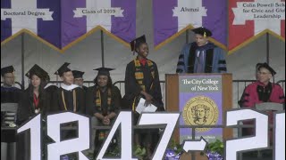 2019 Colin Powell School commencement Profile