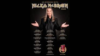 IRON MAIDEN's Longtime Drummer NICKO MCBRAIN Announces 'Hello Boys And Girls!' 2026 European Spoken