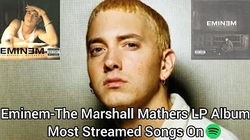 Eminem-The Marshall Mathers LP Album Most Streamed Songs On Spotify