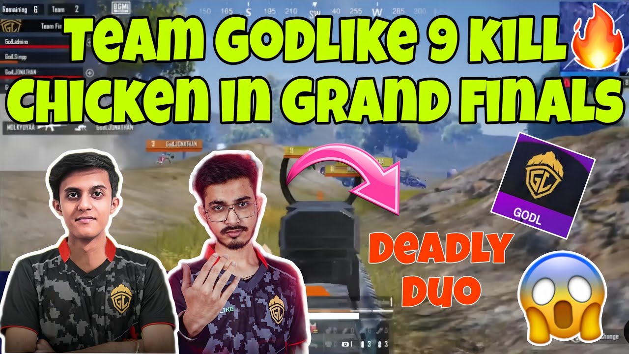 Team Godlike 9 Kills Chicken 🔥 In Tournament Finals 🥵 Admino Simp On ...
