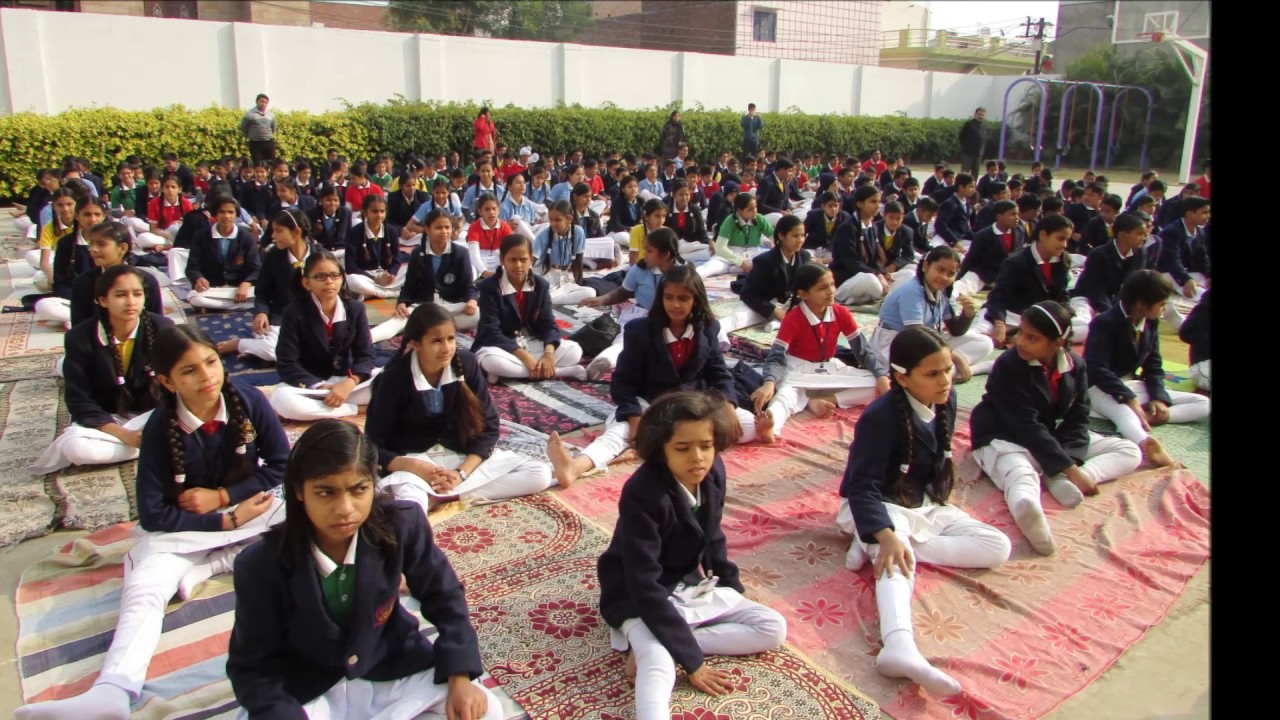 Yoga day at KLG Public School  (2016-2017)