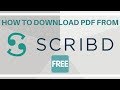 Scribd Download Guide: Access PDF/TXT for Free