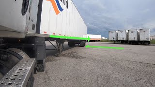 Truck Backing Episode 9: The Hangman Setup  How to avoid reversing your trailer to the blindside
