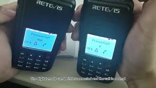 Retevis RT3S (GPS) frequency writing programming demonstration diagram