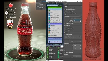 Coca-Cola bottle caustics with redshift + tyflow condensacion By: Jabuar3d
