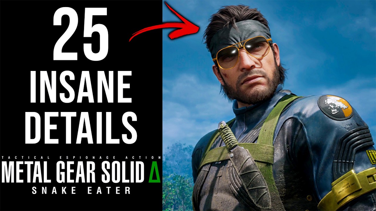 25 INSANE Details in Metal Gear Solid Δ: Snake Eater