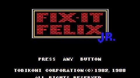 Fix-it Felix Jr. HB (Sega Genesis) Full Playthrough