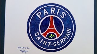 رسم شعار نادي باريس سان جيرمان#  How to draw the PARIS SAINT GERMAIN logo