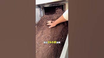 Kitchen waste is processed by our composting machine and turned into fertilizer. #compostingmachine