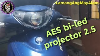 Ganito ang bi-led 2.5 kapag sa sporty kinabit