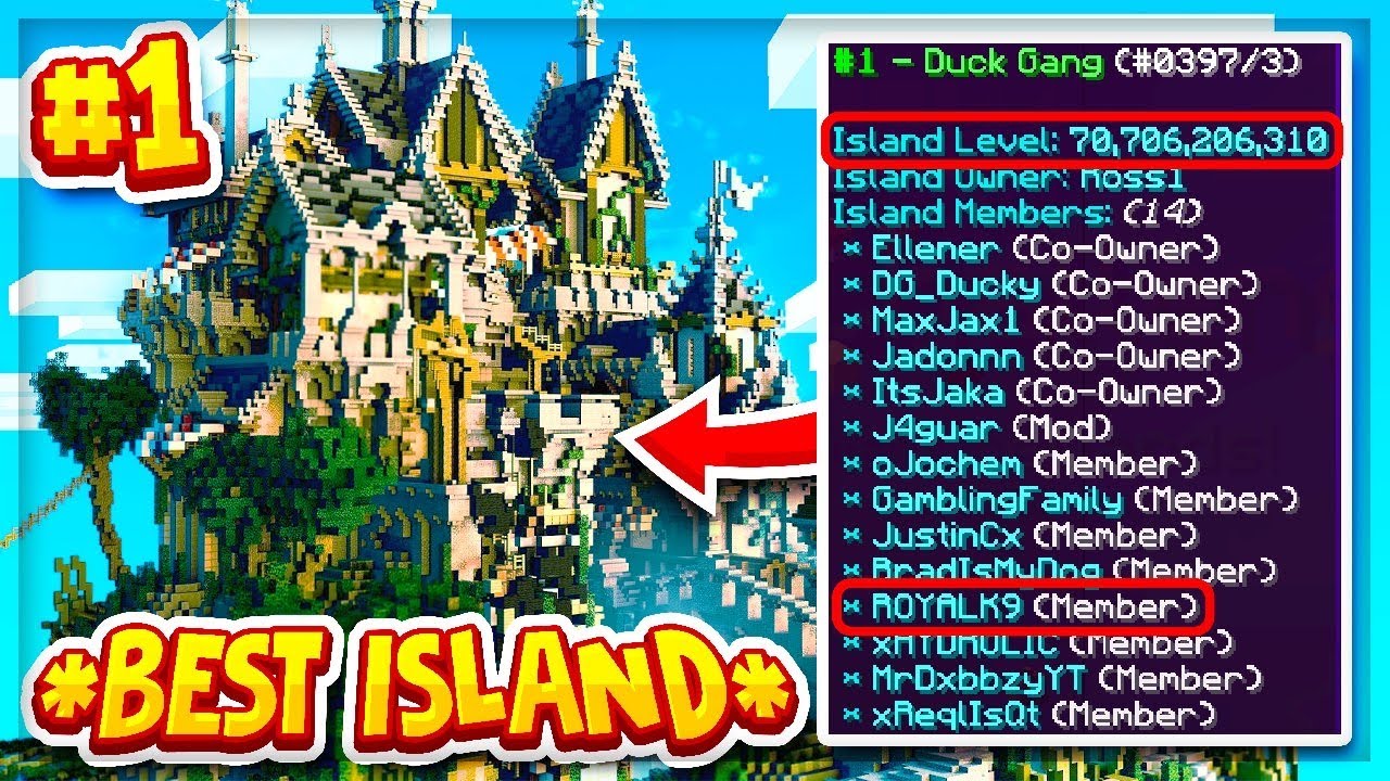 THE #1 RICHEST GRINDING ISLAND! | Minecraft Skyblock | Archon | Origins