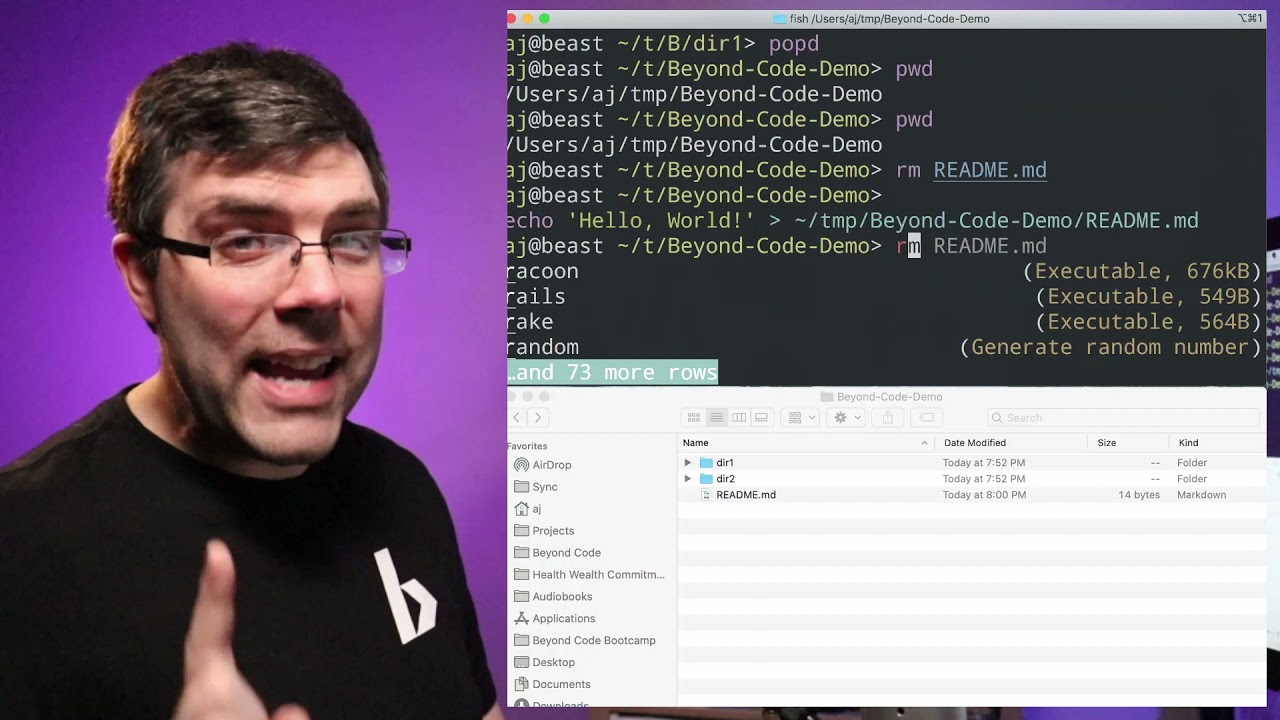 Intro to the Shell: Bash, Fish, and Common Commands - Beyond Code Live 006