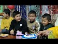 Harsh's birthday party_.  Bau ka birthday party enjoy a log . #birthdaycelebration #party 
