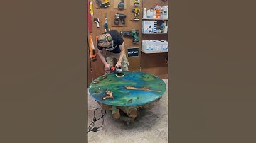 EPOXY WORLD MAP 🌎 TABLE