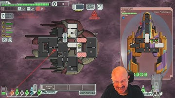 FTL Hard mode, NO pause, Random Ship Streaks! Slug B, 13th run