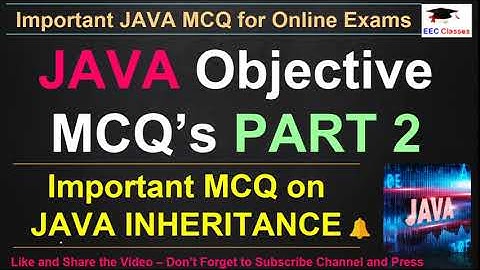 Java Objective MCQ