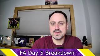 Minnesota Vikings NFL Free Agency Day 5 Breakdown