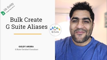Create G Suite Aliases in Bulk with Ok Goldy