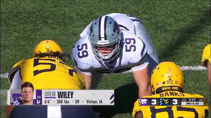 Kansas State defensive tackle Drew Wiley