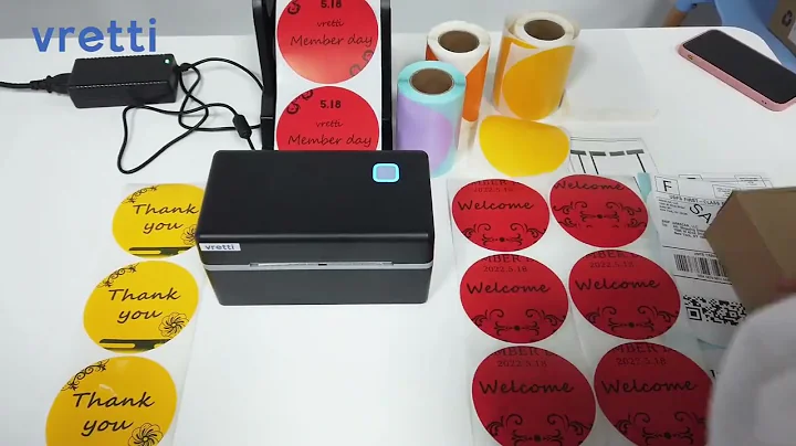 vretti D462B shipping label printer can print all kinds of labels.