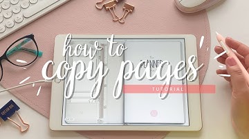 How to Copy Pages & Insert Templates in Goodnotes