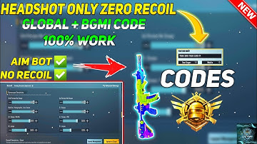 New Update 1.9.0 !! Best Sensitivity CODE + Control Setting PUBG Mobile | BGMI After Update 1.9.0